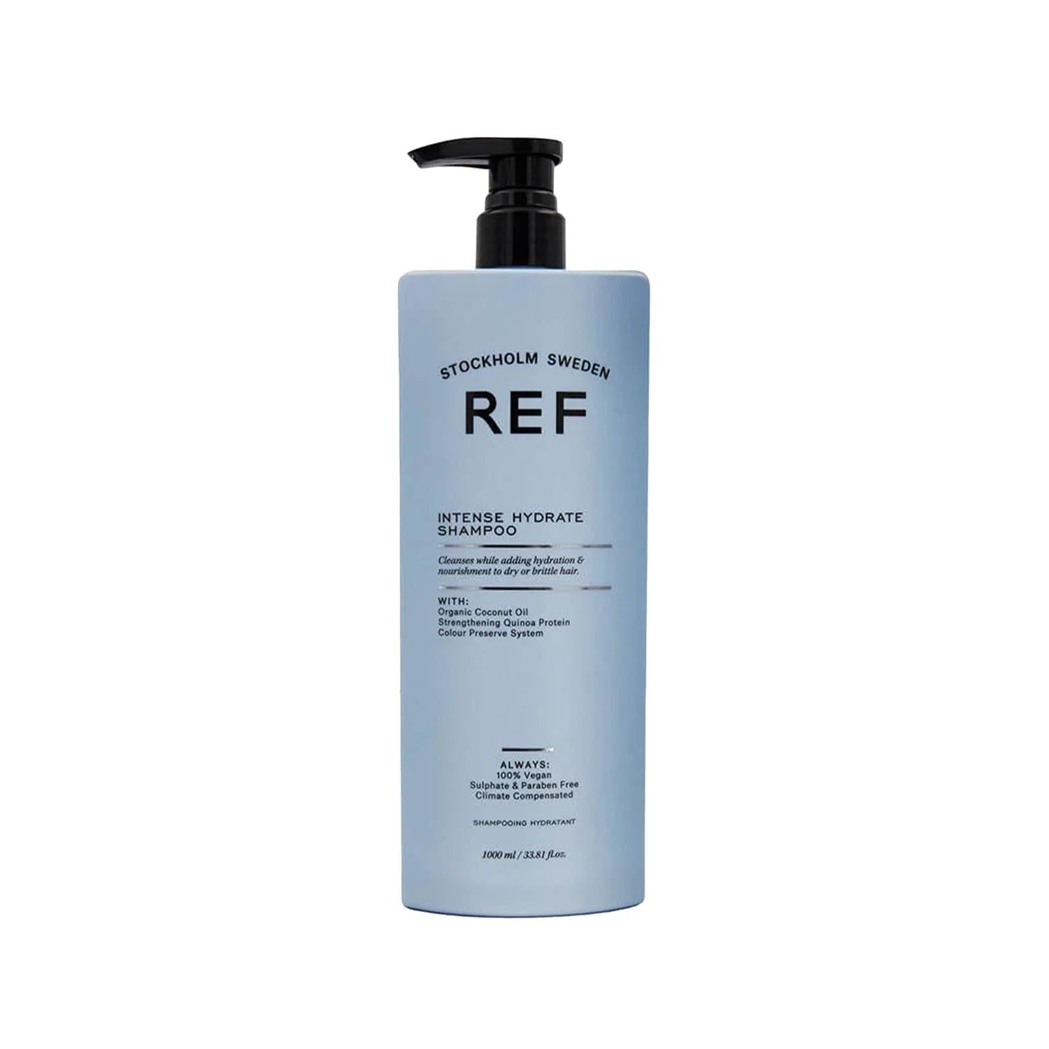 REF Intense Hydrate Moisturizing Shampoo for Dry Hair - 1000ml, Hydrating, Nourishing, and Softening - REF Brand