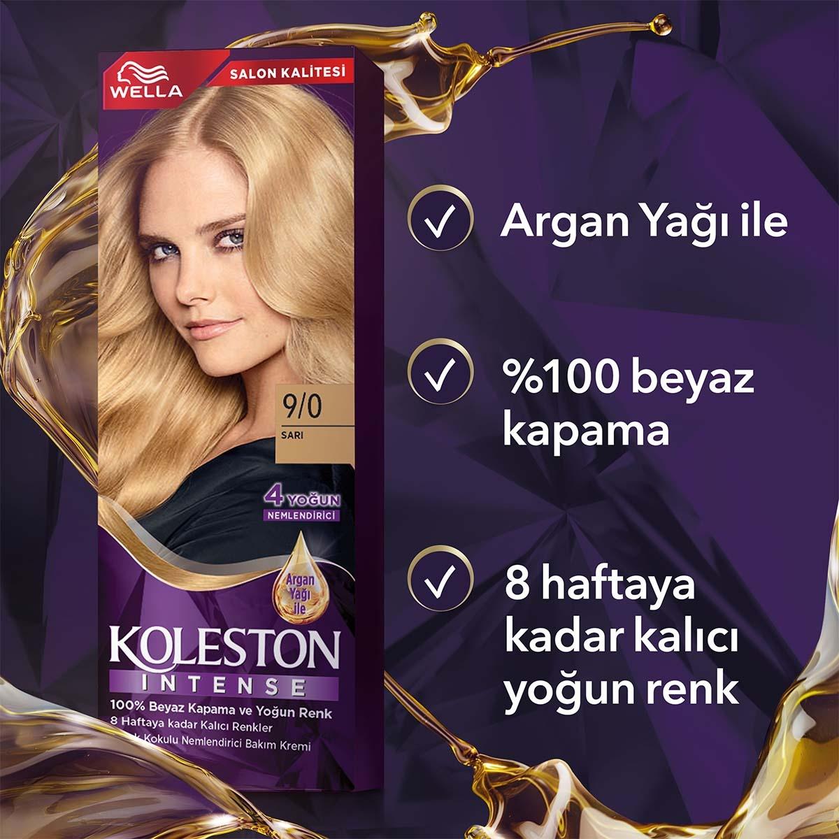 Wella Koleston Intense 9/0 Sarõ: Permanent Hair Dye for 100% Gray Coverage & Lasting Intense Color