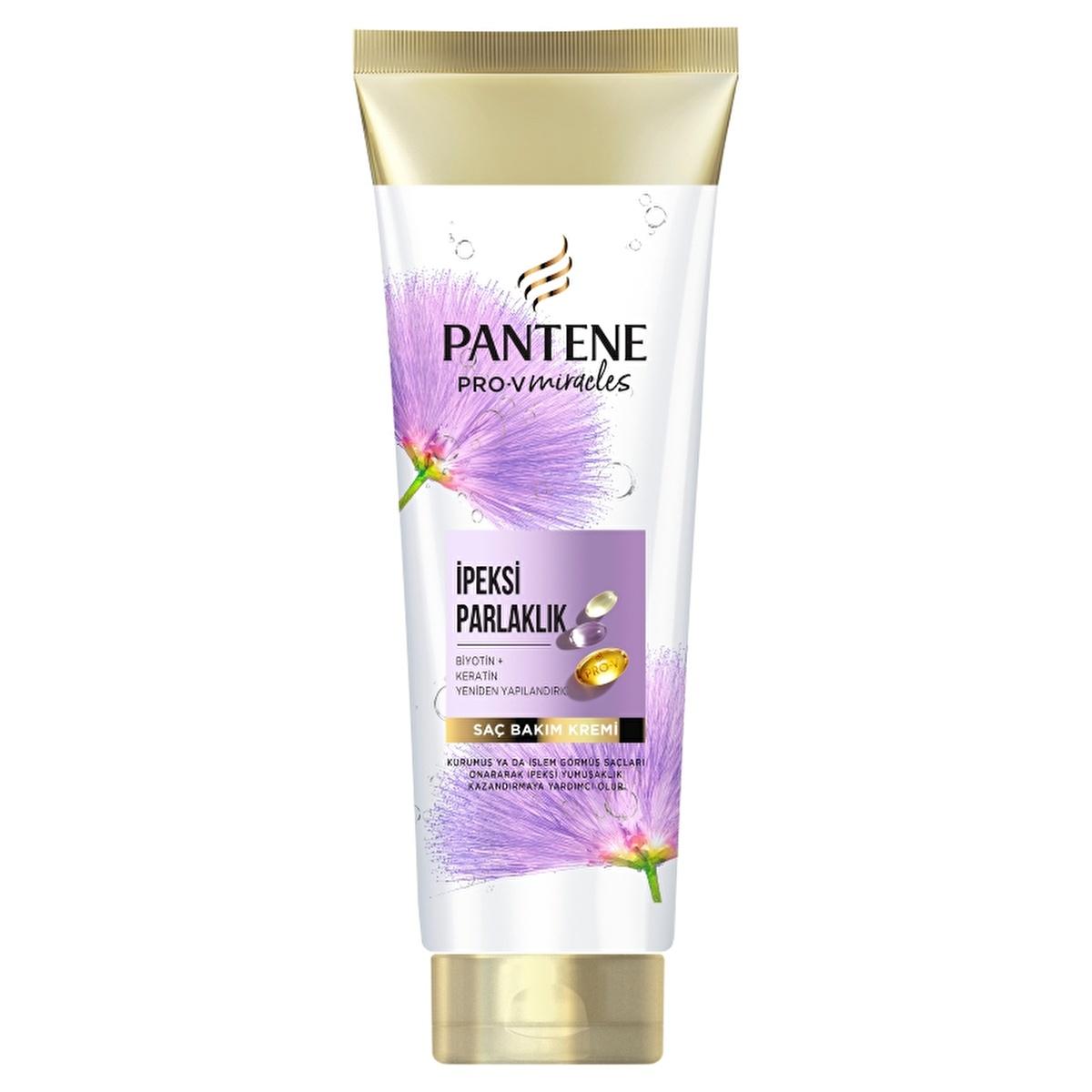 Pantene Pro-V Silky Gloss Hair Conditioner: Strengthen, Shine & Manage Normal Hair - Pro-Vitamin Nutrient Blend