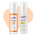 Epify Radiant Glow Face Care Set, Glutathione Shot &amp; Superfruit Papaya Gel, 2-Step Face Routine
