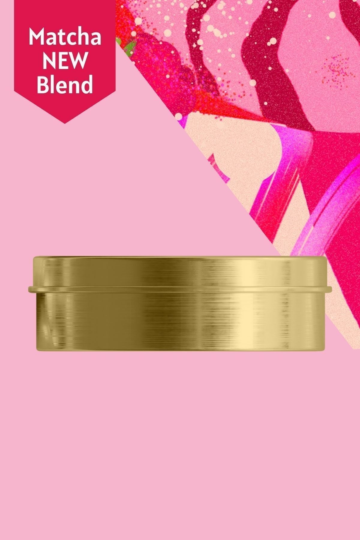 Mim and More Raspberry & Strawberry Matcha Raspberry and Strawberry Flavored Matcha, 25 gr