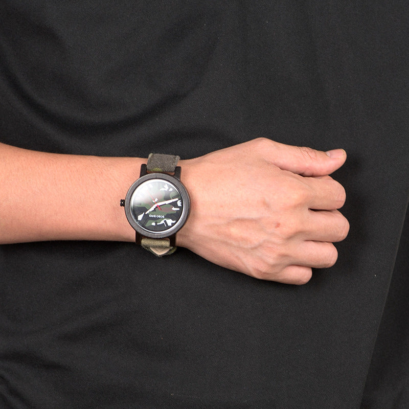Wooden Watch R24 Quartz Decoration
