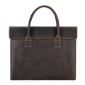 Crazy Horse Leather Men's Handbag