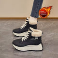 High-top Cotton Shoes With Thick Soles New Dad-style Kicks For Winter