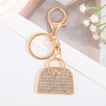 Creative Handbag Charm Minimalist Diamond-studded Keychain
