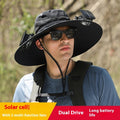 Lithium Battery Fan Solar Wind Protection Hat