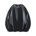 Patchwork Sporty Relaxed-fit Sweatshirt