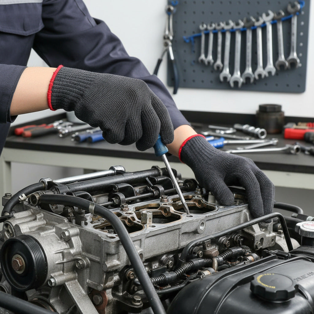Thickened Non-slip Oil-resistant And Abrasion Proof Work Gloves