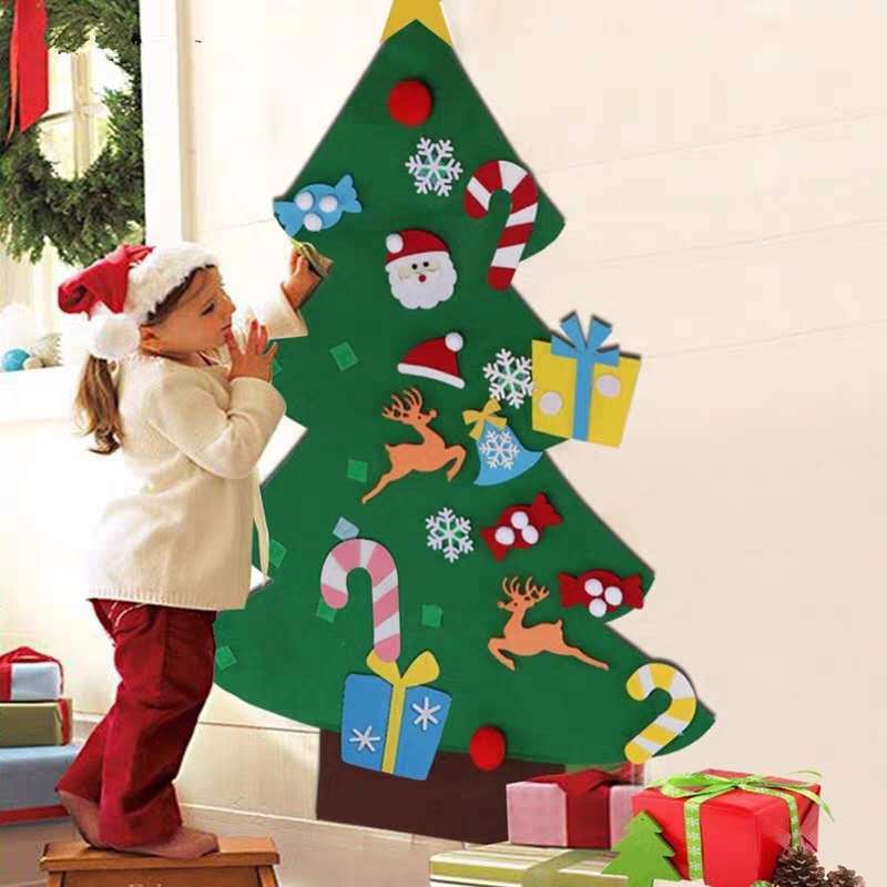 DIY Felt 3D Christmas Tree Decor