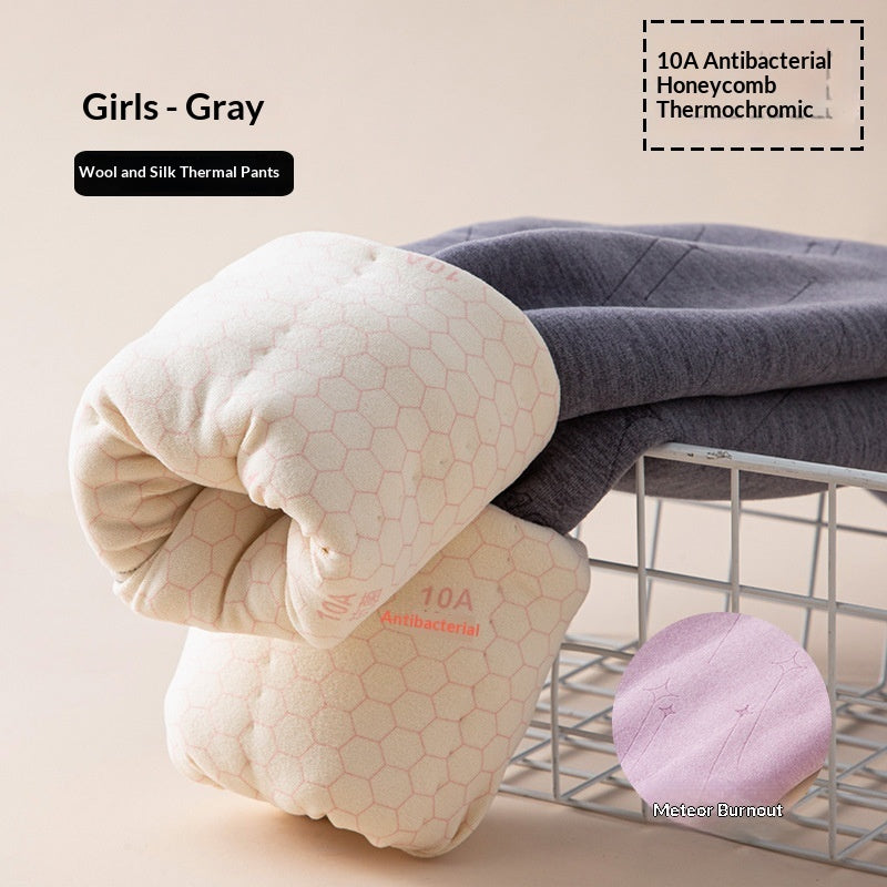 Winter Thickened Warm Keeping Pants For Children