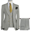 Casual And Versatile Mens Suit Vest Three-Piece Set