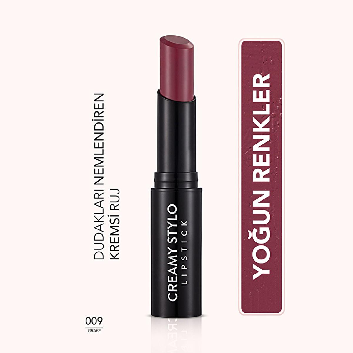 Flormar Creamy Stylo Lipstick - Moisturizing, Semi-Glossy Finish, High Pigment Density