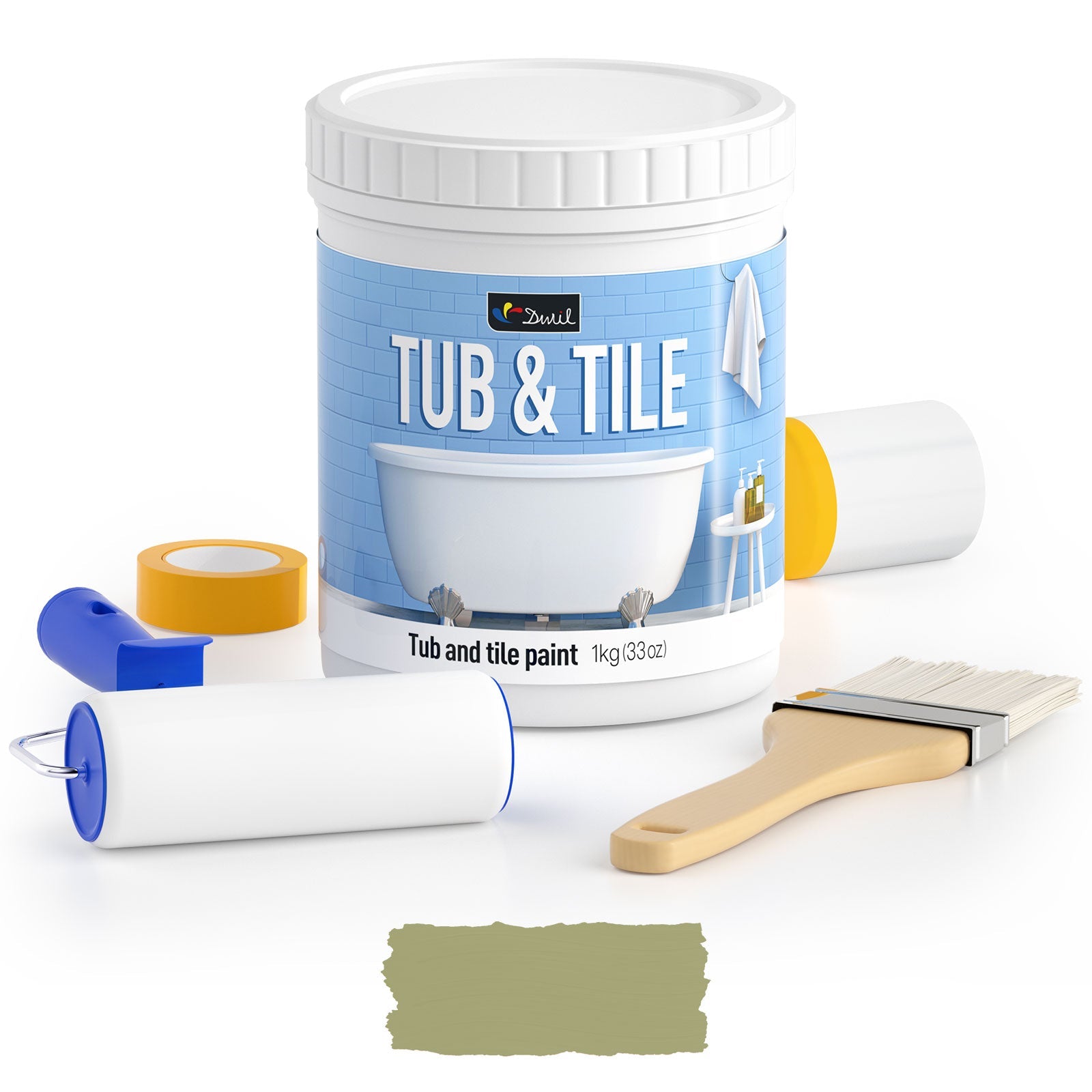 DWIL Tub & Tile Refinishing Kit – Tools Included