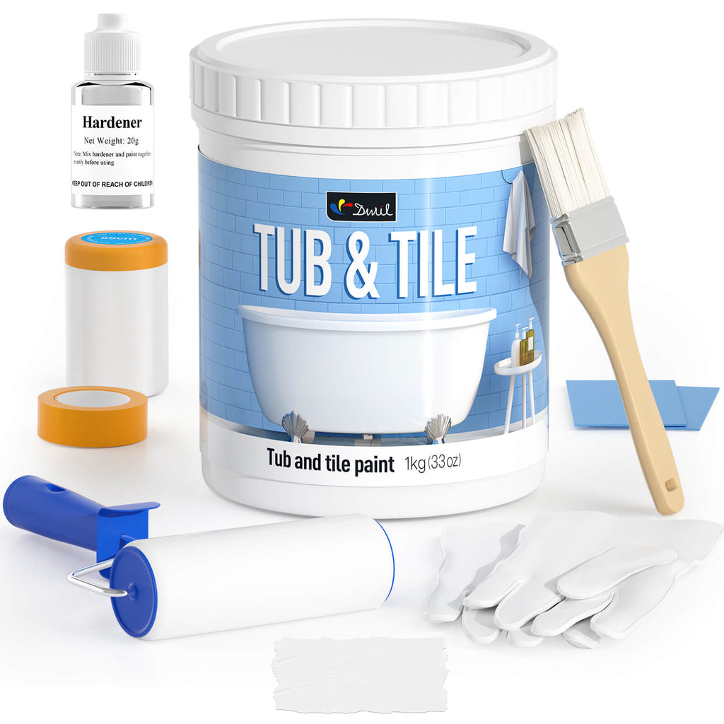 DWIL Tub & Tile Refinishing Kit – Tools Included