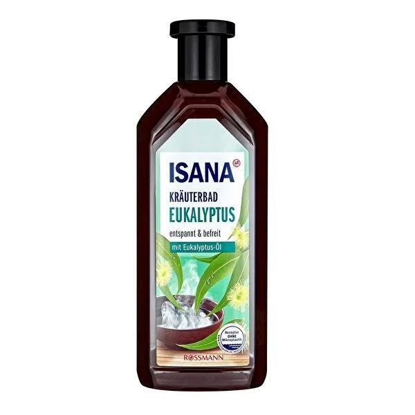 Isana Eucalyptus Oil Bath Foam: Refreshing & Relaxing Bath Cleanser, Gentle Foaming - 16.91 fl oz