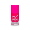 Mov Neon Pink Nail Polish: Long Lasting, Ultra Bright, Quick Dry - Vibrant, Trendy, High Pigment Formula