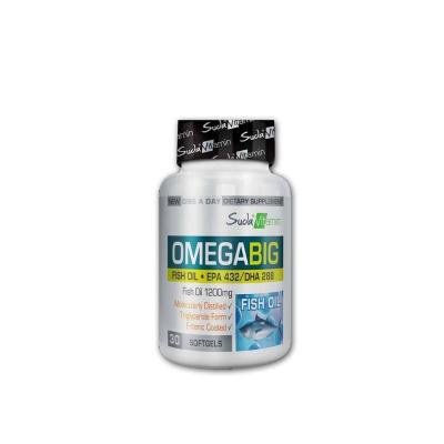 Suda Vitamins Omega-3 Supplement - 30 Softgels for Heart Health & Overall Wellness