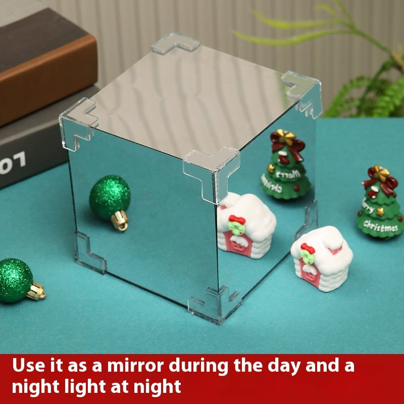 Christmas DIY LED Cube Lamp 3D Santa Snowman Lights Kit