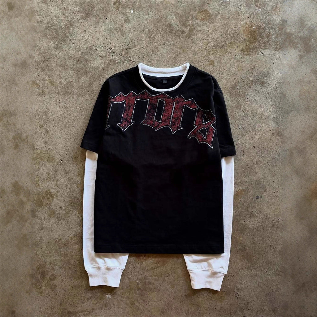 Mens Long-Sleeve Vintage T-Shirt
