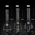Multifunctional glare flashlight