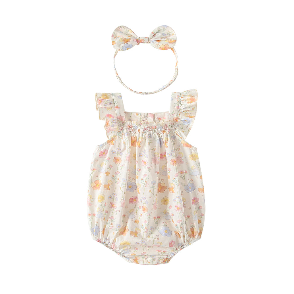 Baby clothes sleeveless jumpsuit
