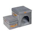 Foldable Pet Storage Stairs Dog Steps Ladder