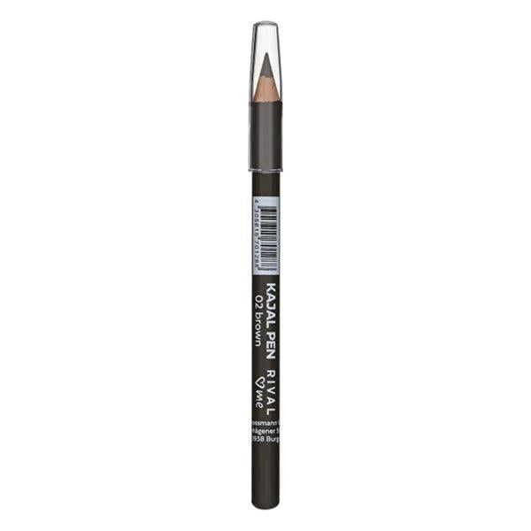 Rival Loves Me Soft Kajal Eyeliner Pencil - Brown (No:02 Kahverengi), 4.1g - Smooth Application, Portable Eye Makeup