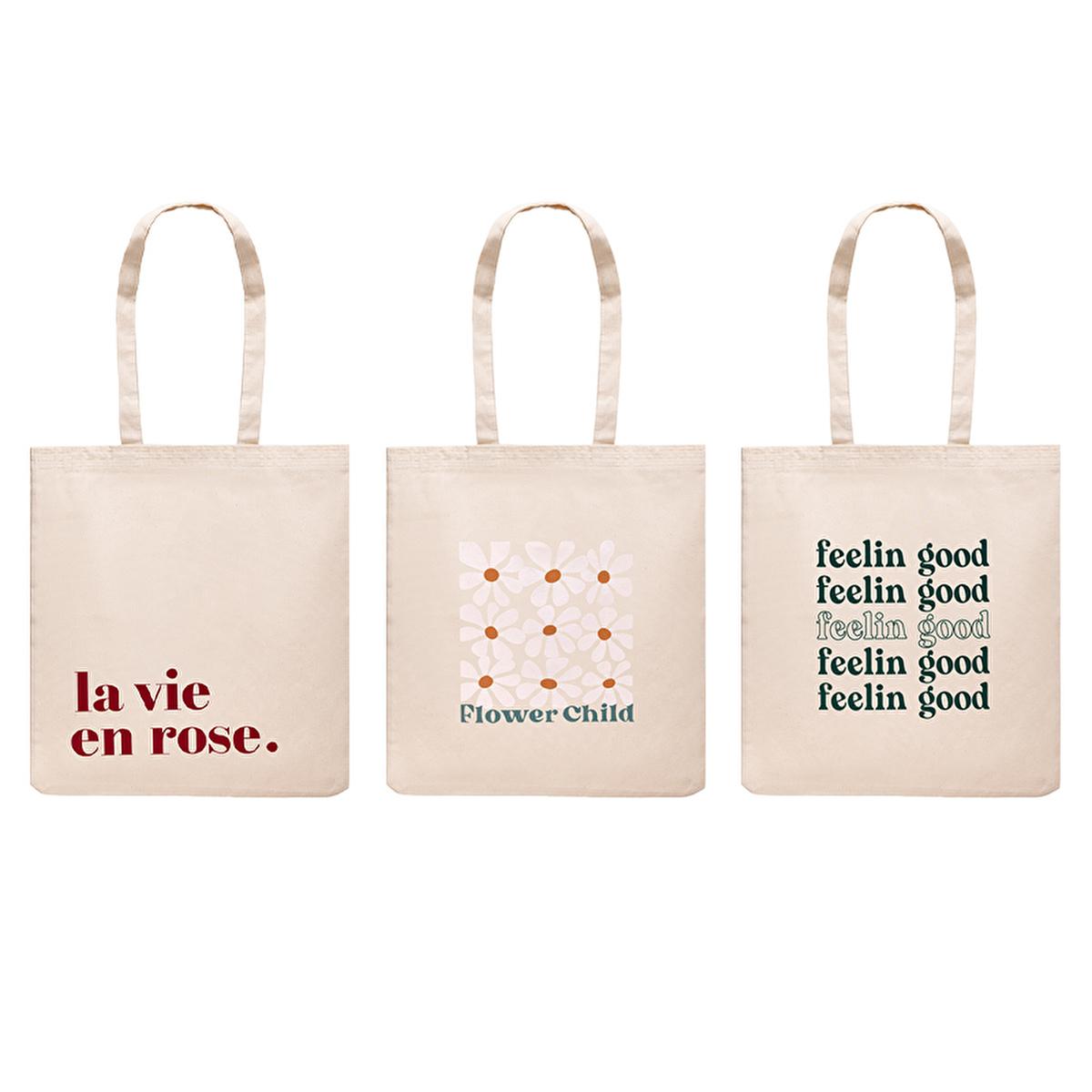 Eklips Cotton Tote Bag - Stylish, Durable, and Spacious Daily Use Bag with Various Designs