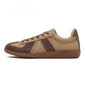 Full-grain Sheepskin Maillard Niche Retro Casual Sports Skate Shoes