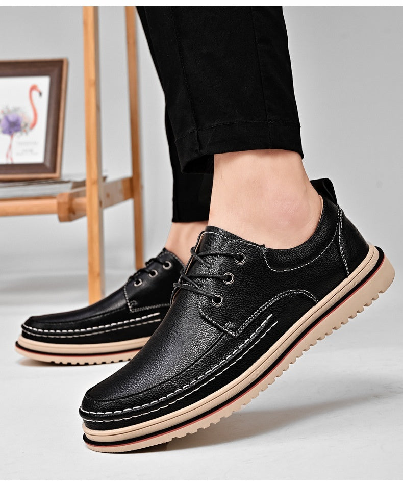British Style Handmade Genuine Leather Martin Boots