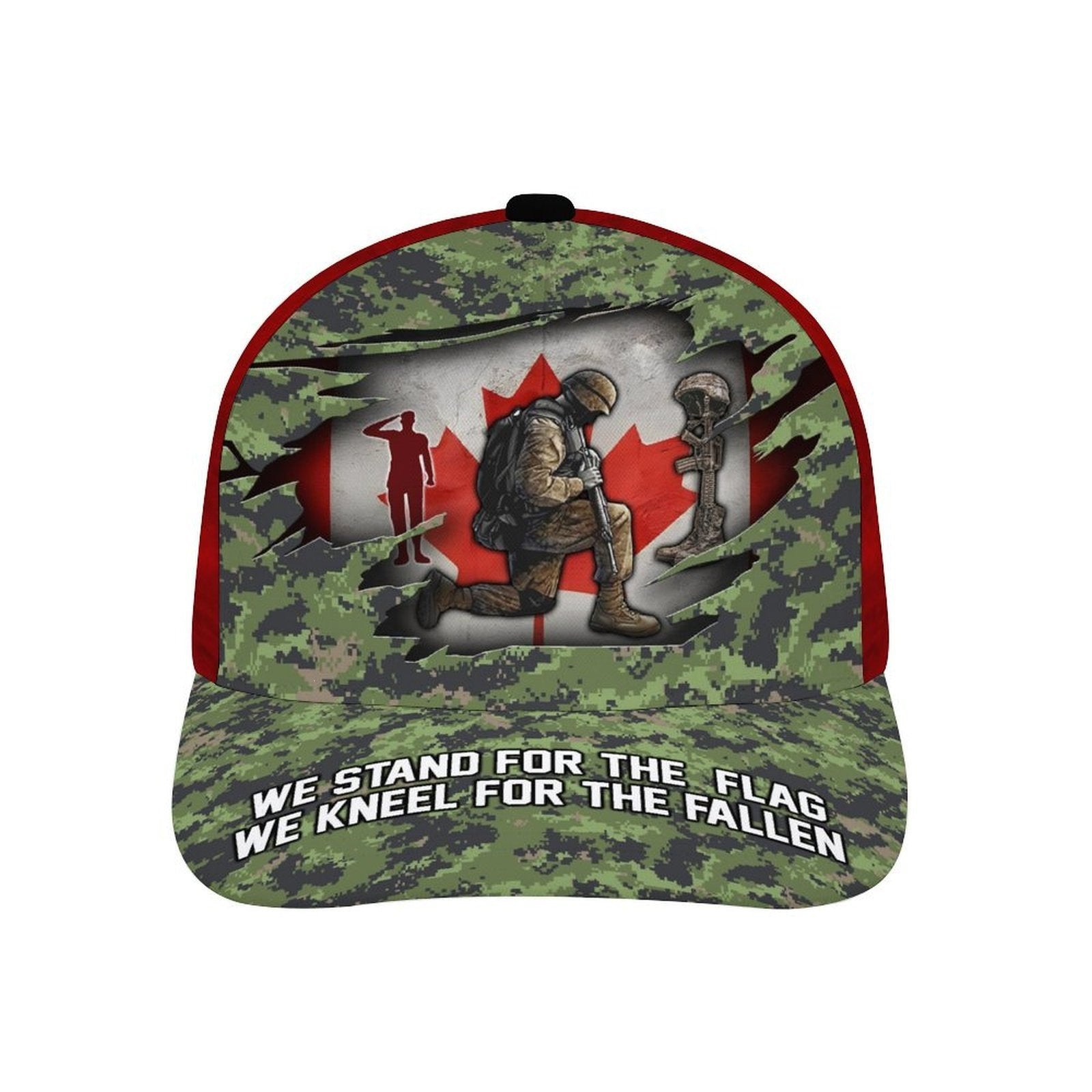 Creative Versatile Casual Printed Cap With A Baseball-style Brim