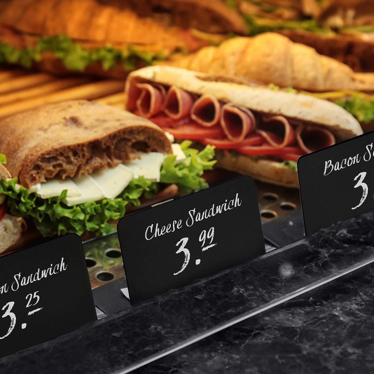 10 Pack Mini Chalkboard Signs for Food 3x4 inch Party Buffet Tables Wedding Bakery Small Chalkboard Signs Mini Chalkboard Signs for Food Chalkboard Buffet Signs Table Sign Chalkboard