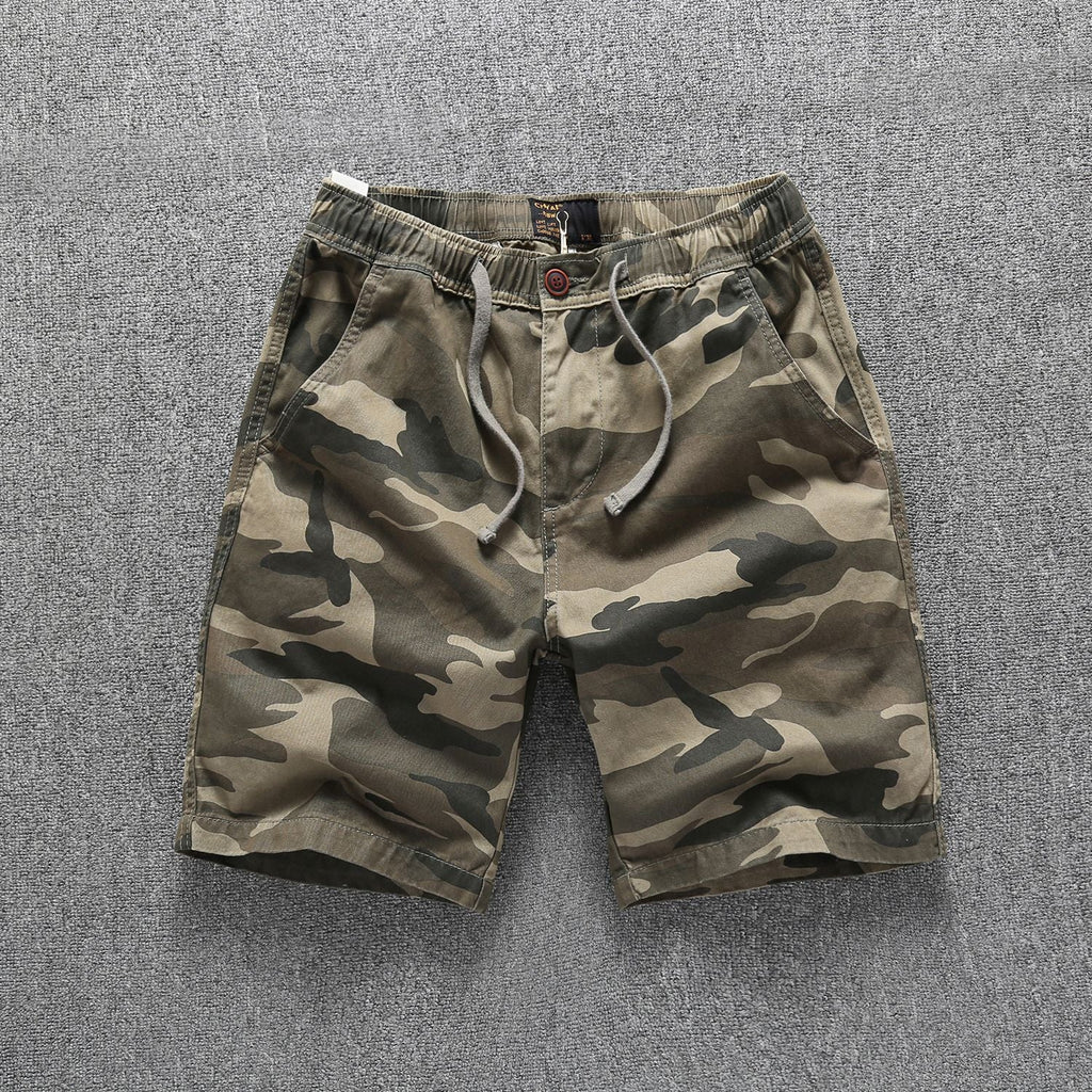 Straight Sports Leisure Five-Point Cotton Work Shorts