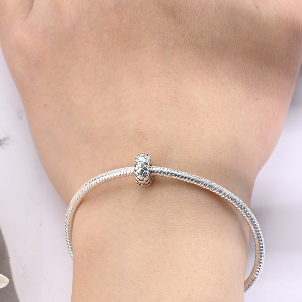 Round Clip-bead DIY Bracelet Accessories, Fashionable Beading Components