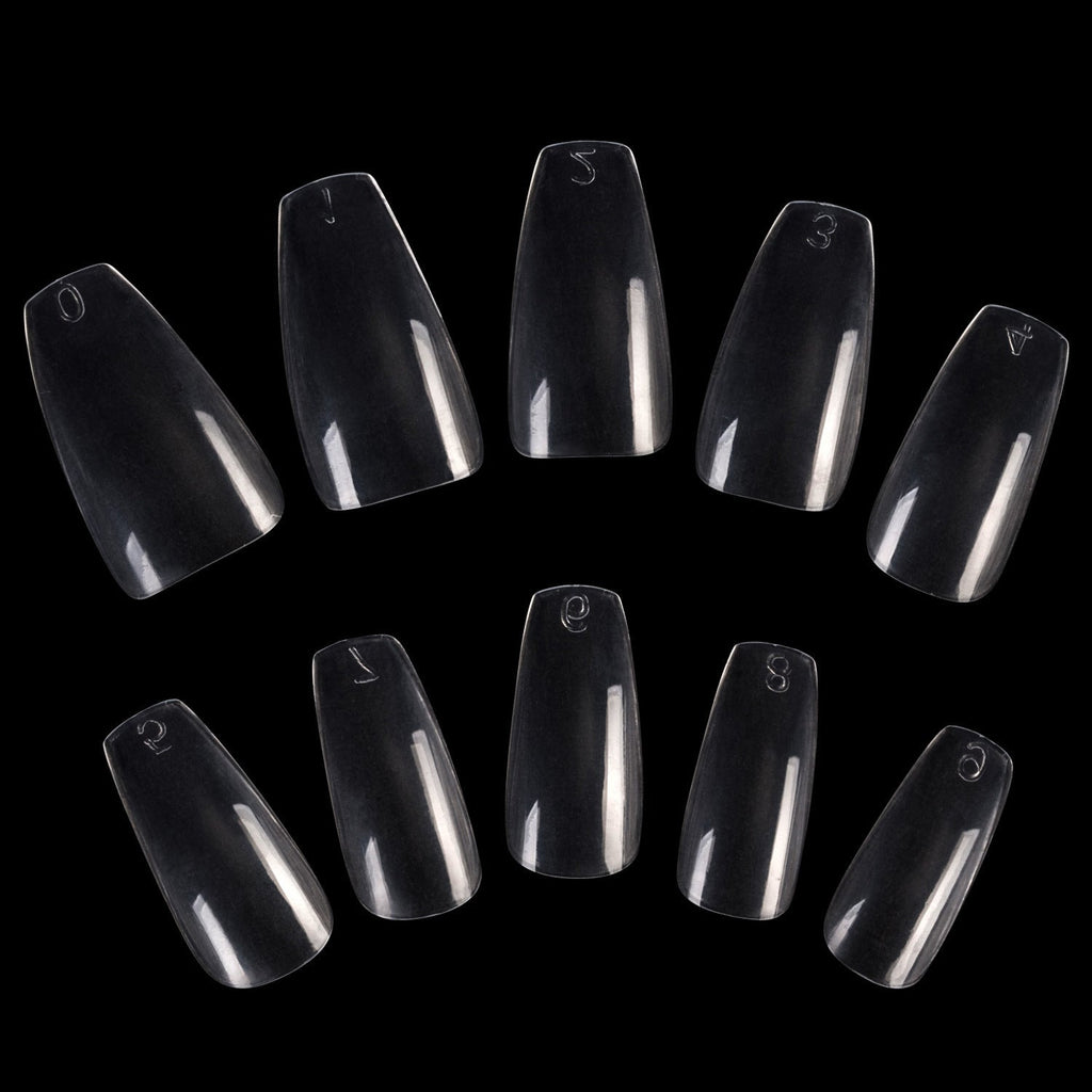 Long Ballerina False Nails Full Coverage