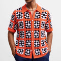 Knitted European And American-style Casual Short-sleeve Resort Wear