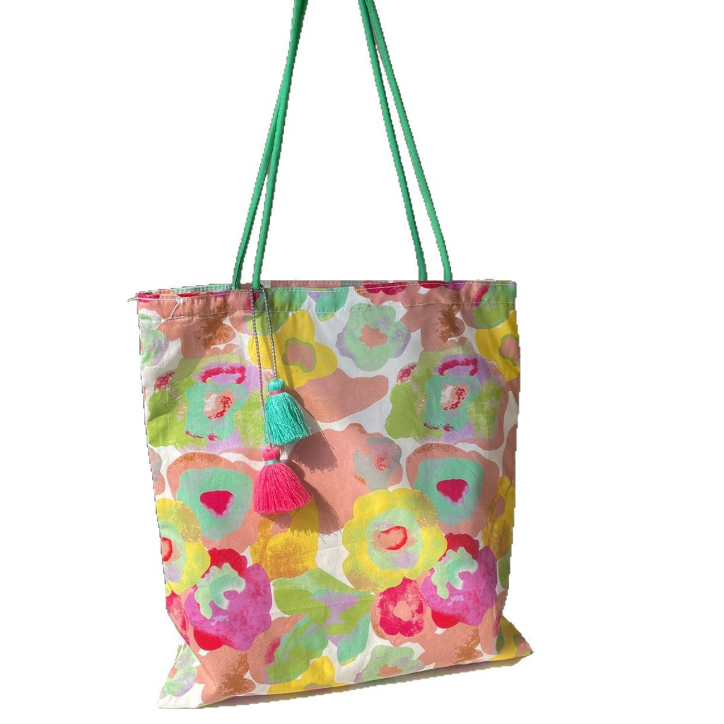 Floral-print Large-capacity Womens Shoulder Bag
