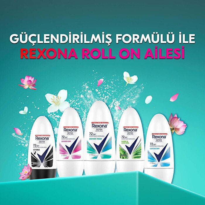 Rexona Women's Roll On Deodorant Shower Fresh 1.7oz - 72 Hour Protection