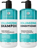 Volumizing Shampoo and Conditioner Set 16 Fl Oz Set of 2 Sulfate Free Thickening Formula for Fine and Thin Hair Volume Boost Professional Salon Hair Care for Men and Women