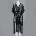 Self-tie Lace Cashew Sunscreen Shawl For Women