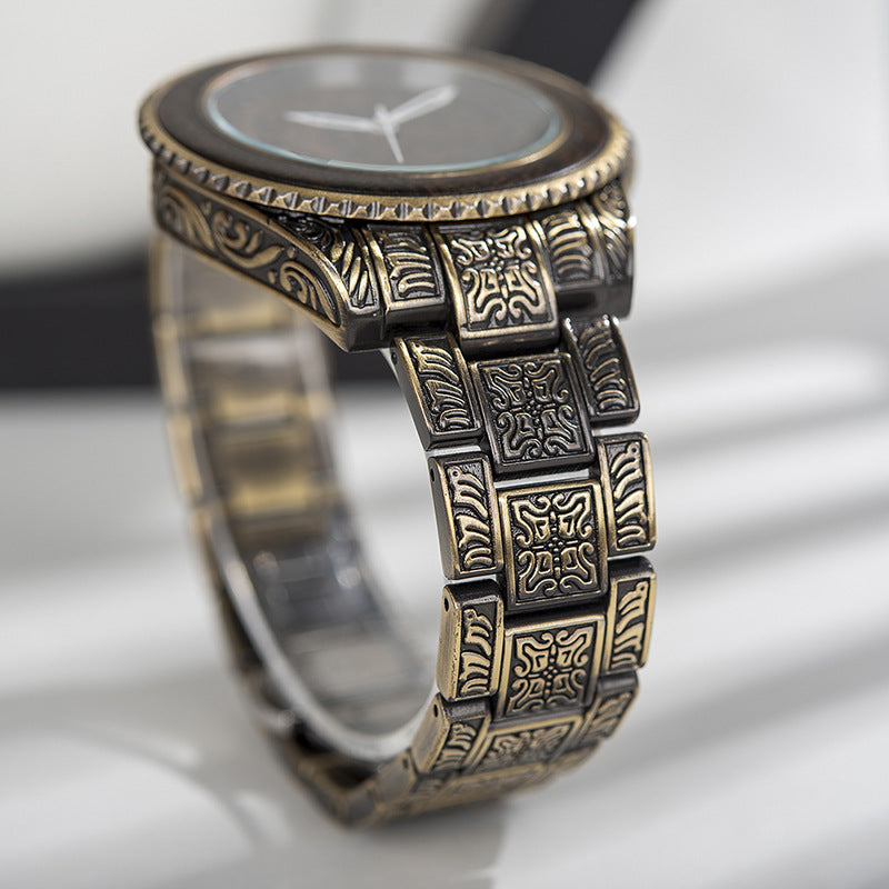 Wooden Watch Quartz Decoration