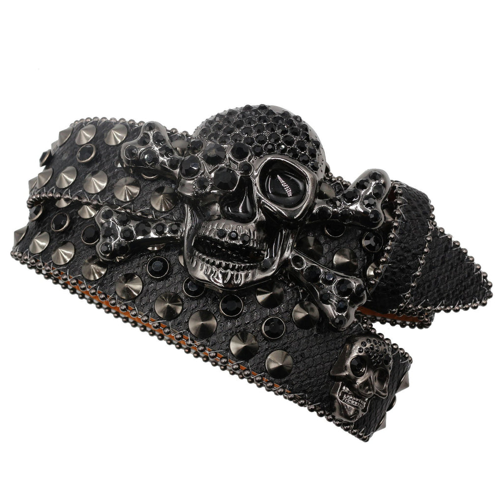 Women's Rhinestone Snake Pattern Belt