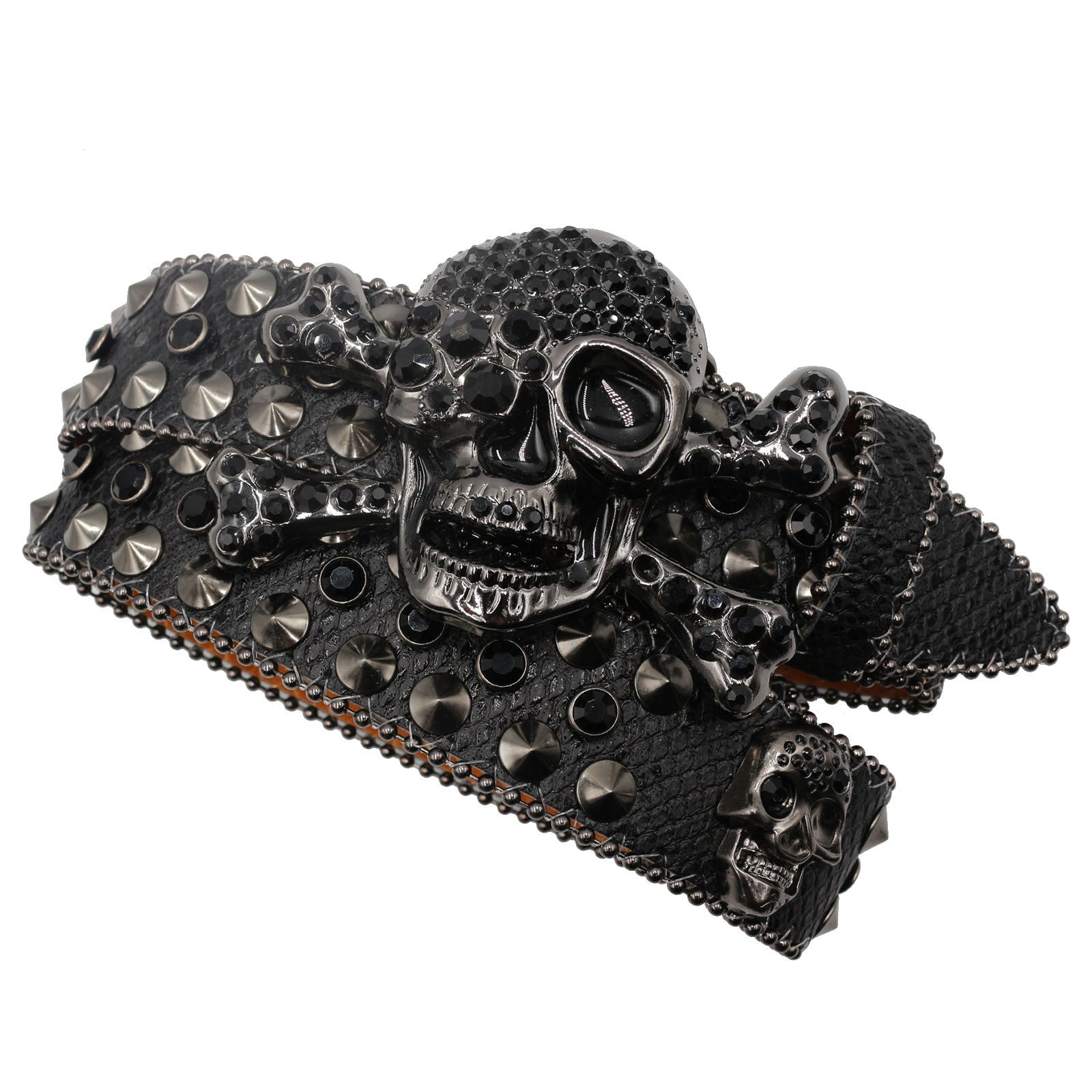 Women's Rhinestone Snake Pattern Belt