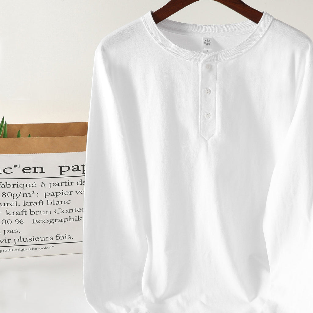 Pullover New Style Combed Pure Cotton Long Sleeve