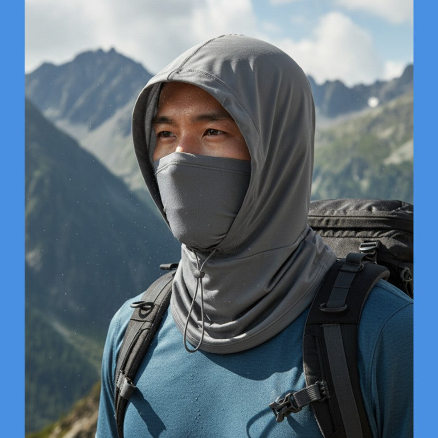 Sunscreen Face Mask With Hood Full-face UV Protection