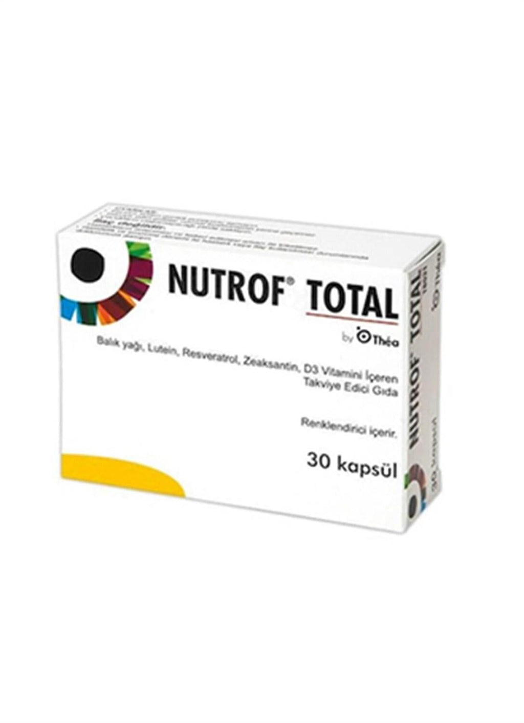 Nutrof Total Dietary Supplement for Eye Health & Antioxidant Support - 30 Capsules