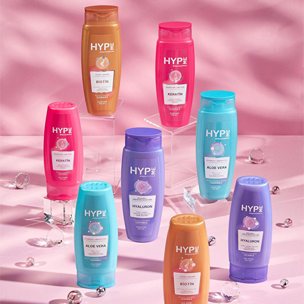 Hyp Me Sulfate-Free Volumizing Shampoo with Aloe Vera - 11.83 fl oz, Paraben & Silicone-Free, Gentle on Hair & Scalp