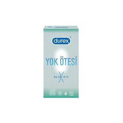 Durex Slim Fit Condoms - 10 Pack, Enhanced Sensitivity & Comfort for Safe Intimacy