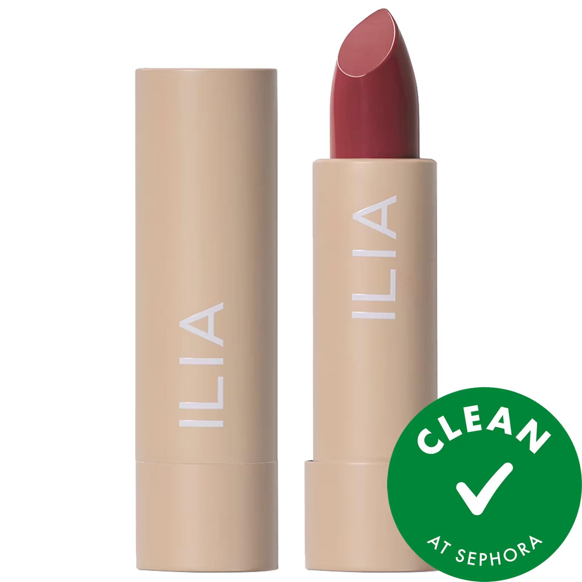 Ilia Color Block High Impact Lipstick - Clean, Cruelty-Free, Long-Lasting Lip Color with Natural Ingredients