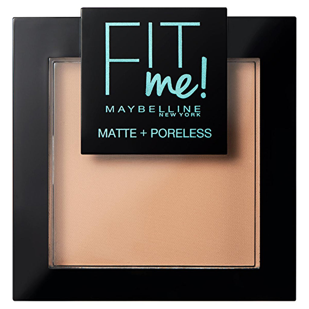 Maybelline New York Fit Me Matte+Poreless Foundation Powder - Natural Matte Finish, Pore Minimizing Makeup, Shine Control